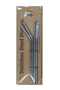 Plug: PLUG Stainless Steel Straws 4 Pack