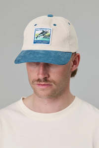 JUST ANOTHER FISHERMAN Tagged And Released Cap Off White Navy