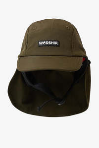 Caps: WORSHIP Core Nylon Surf Hat Kelp