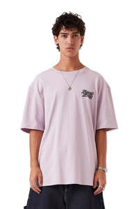 Tees Mens: BARNEY COOLS Lover Tee Dusty Lilac