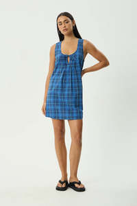 Dresses Womens: AFENDS Camden Seersucker Mini Dress Marina