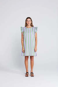 THING THING Tiesy Dress Royal Fern