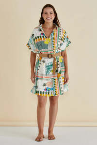 Dresses Womens: BETTY BASICS Archer Dress Paradise Print Multi