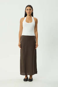 AFENDS Lilo Maxi Skirt Coffee