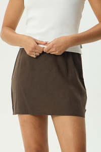 AFENDS Lilo Mini Skirt Coffee