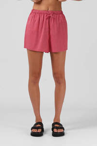 Womens: RPM Tilly Short Red Pinstripe