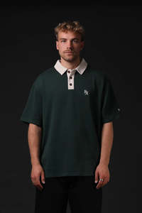 RPM Contrast Polo Bottle Cream