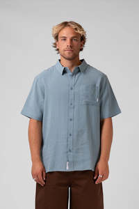 RPM Linen Shirt Dusty Blue