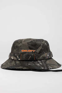 RUSTY Stringer Bucket Hat Grey Camo