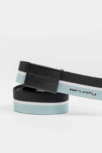 Belts: RUSTY Double Dip Webbing Belt Black