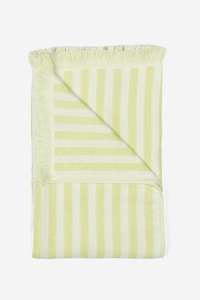 LAYDAY Laguna Flatweave Towel Green Mint