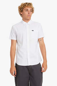 RVCA That'Ll Do Stretch Ss Shirt White