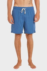 Shorts Mens: RVCA Opposites Elastic 2 17 Indigo