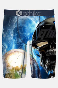 Underwear Mens: ETHIKA Crashing Out Staple Mens Boxer