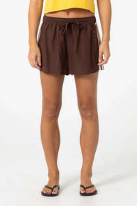 RUSTY Palm Springs Comp Lounge Short Java