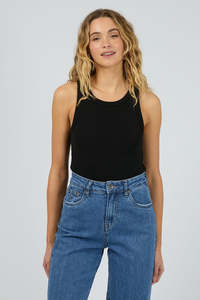 SILENT THEORY Ella Tank Black