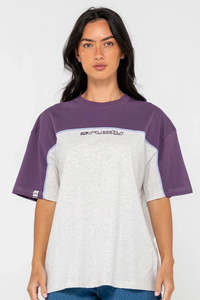 RUSTY Polar Ops Oversize Tee Ice Marle