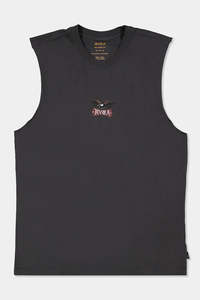 RVCA Eagle Muscle Washed Black