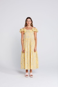 Womens: THING THING Ziggy Ruffle Dress Sunny Smiles