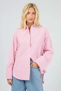 Womens: ALL ABOUT EVE Franca Stripe Shirt Stripe