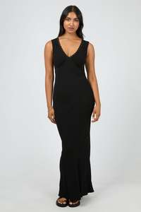 ALL ABOUT EVE Maybelle Maxi Dress Black