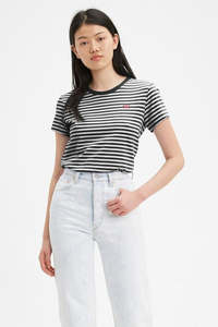 LEVI'S Perfect Tee Raita Stripe Caviar