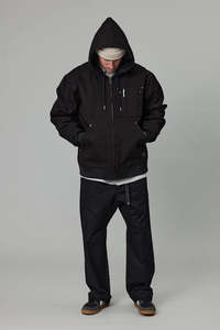 JUST ANOTHER FISHERMAN Staten Bomber Jacket Black