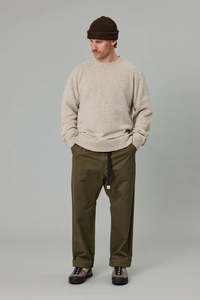 JUST ANOTHER FISHERMAN Merino Sea Crew Grey Feather