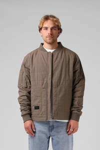 Mens: RPM Quilted Bomber Olive