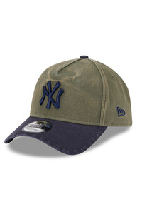 NEW ERA 940Af New Olive Navy Washed New York Yankees