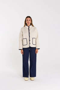 THING THING Debut Jacket Milky Bar