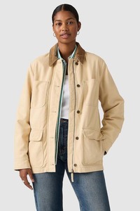 Jackets Womens: LEVI'S Bree Barn Jacket Oyster Gray
