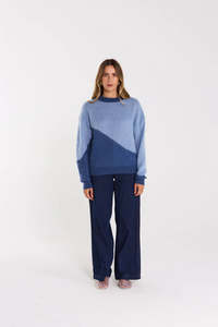 THING THING Split Jumper Twilight Blue