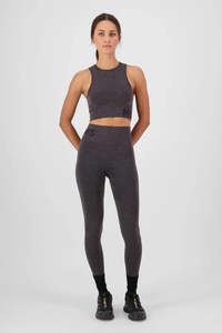 MONS ROYALE Womens Solace Merino Seamless Legging M Typ Forged Iron