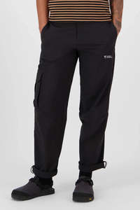 MONS ROYALE Womens All Mission Pants Alu Black