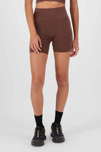 MONS ROYALE Womens Solace Shorts Mons Typ Henna