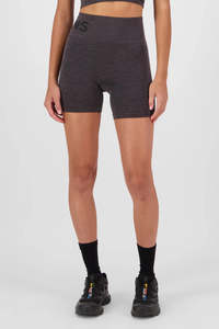 MONS ROYALE Womens Solace Shorts Mons Typ Forged Iron