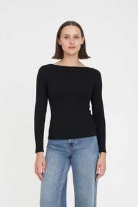 Tops Long Sleeve Womens: HUFFER 365 Ls Jersey Top Black