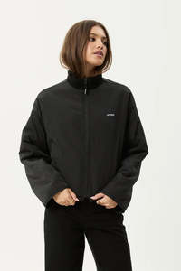 AFENDS Berlin Reversible Polar Fleece Jacket Black