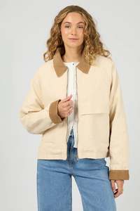 Jackets Womens: ALL ABOUT EVE Chicago Jacket Vanilla