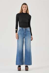 Jeans Womens: ROLLAS Sailor Deco Silverlake