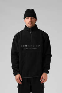 Crews Mens: RPM Polar 1/4 Zip Black