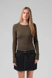 RPM Knitted Ls Olive