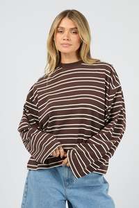 Womens: ALL ABOUT EVE Bettina Top Brown