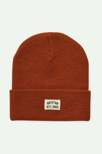 Womens All: BRIXTON Woodburn Watch Cap Beanie Rust Orange