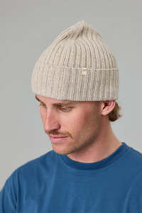 Beanies: JUST ANOTHER FISHERMAN Merino Skipper Beanie Grey Feather