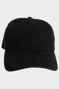 Caps: RVCA Rvca Flex Fit Cap Black