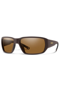 Sunglasses: SMITH Hookset Matte Mississippi Mud Cp Glass Polar Brown