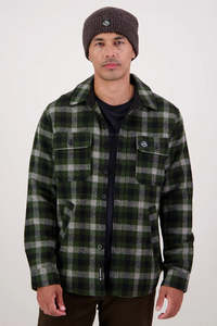 SWANNDRI Kiaraki V4 Wool Shacket Lincoln Check