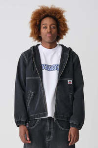 XLARGE Old English Work Jacket Worn Black